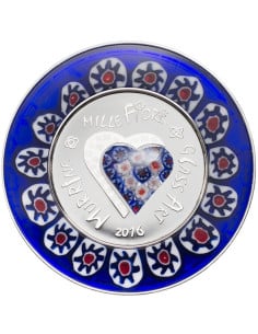 Murrine Millefiori Glass Art 2016 20grams 999 purity By Cook Island