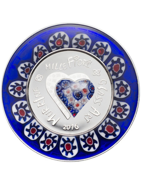 Murrine Millefiori Glass Art 2016 20grams 999 purity By Cook Island