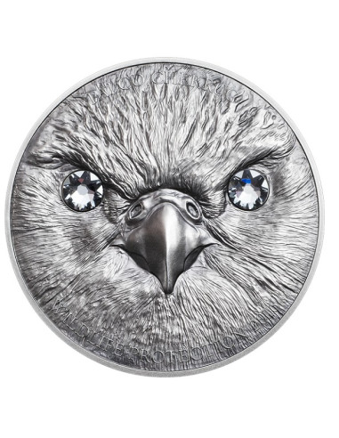 Saker Falcon  2016 1 ounce 999 Purity  By Mongolia
