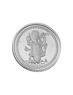 Shreenathji Silver Coin of 10 Gram in 999 Purity / Fineness