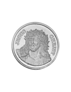 Jesus Christ Silver Coin of 20 Gram in 999 Purity / Fineness by Coinbazaar
