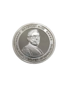Omkar Mint Narendra Modi Silver Coin of 10 Grams in 999 Purity Fineness