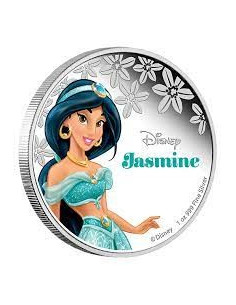 Disney Princess jasmine 2015 1 Ounce/ 31.10 gms 999 Purity By Niue Island