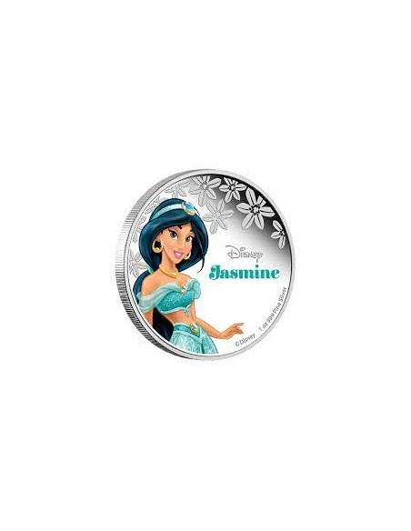 Disney Princess jasmine 2015 1 Ounce/ 31.10 gms  999 Purity By Niue Island
