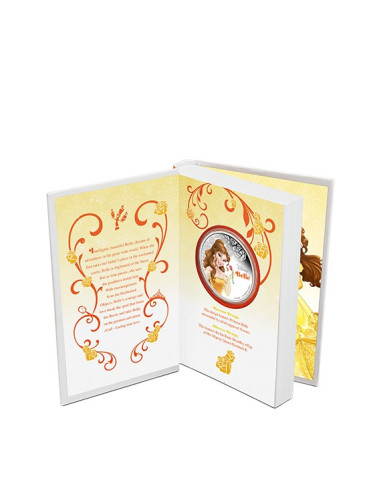 Disney Princess Belle 2015 1 Ounce/ 31.10 gms  999 Purity By Niue Island