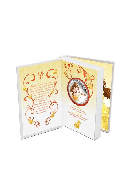 Disney Princess Belle 2015 1 Ounce/ 31.10 gms  999 Purity By Niue Island
