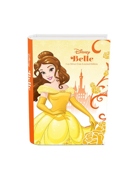 Disney Princess Belle 2015 1 Ounce/ 31.10 gms  999 Purity By Niue Island