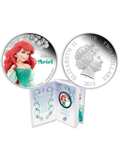 Disney Princess Ariel 2015 1 Ounce/ 31.10 gms 999 Purity By Niue Island