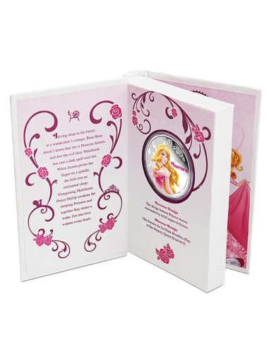 Disney Princess Aurora 2015 1 Ounce/ 31.10 gms  999 Purity By Niue Island