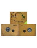 Acharya Tulsi Birth Centenary Proof Set 2 Commemorative Silver Coins 