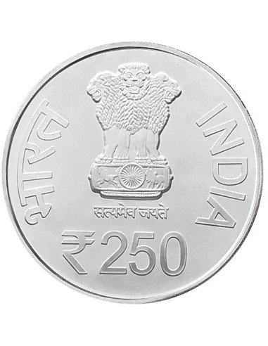 250 th Session of Rajya Sabha Silver Coin of 40 grams in 999 Purity 