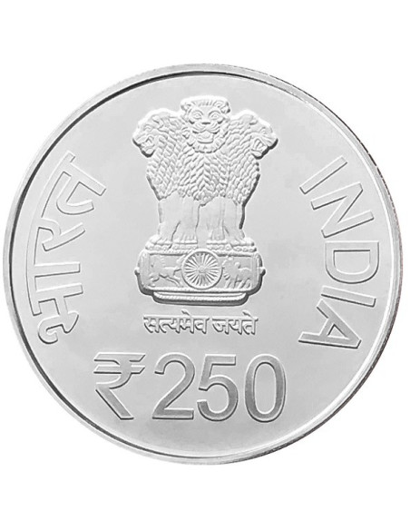 250 th Session of Rajya Sabha Silver Coin of 40 grams in 999 Purity 