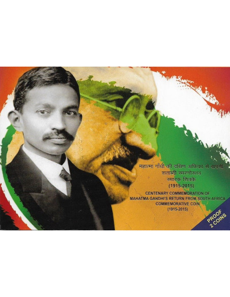 Centenary Of Mahatma Gandhi’s Return From South Africa Commemorative Coin