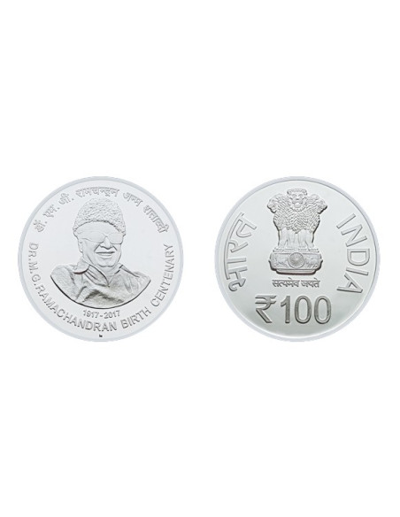Birth Centenary Of Dr. M.G. Ramachandran Commemorative Coin