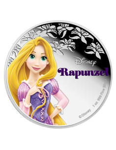 Disney Princess Rapunzel 2016 1 Ounce/ 31.10 gms 999 Purity By Niue Island