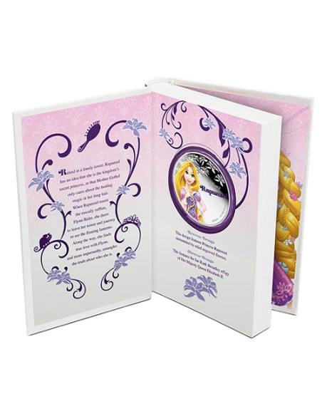 Disney Princess Rapunzel  2016  1 Ounce/ 31.10 gms  999 Purity By Niue Island