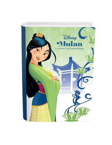 Disney Princess Mulan 2016  1 Ounce/ 31.10 gms  999 Purity By Niue Island