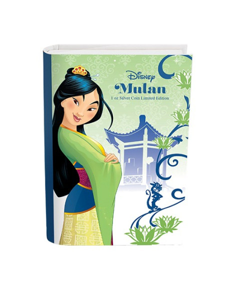 Disney Princess Mulan 2016  1 Ounce/ 31.10 gms  999 Purity By Niue Island