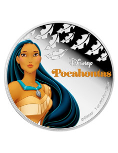Disney Princess Pocahontas 2016 1 Ounce/ 31.10 gms 999 Purity By Niue Island