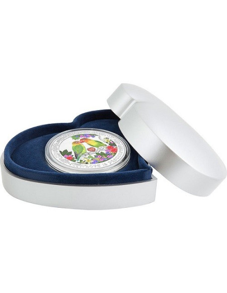 Love is Precious Love Birds 2017  1 Ounce/ 31.10 gms  999 Purity By Niue Island