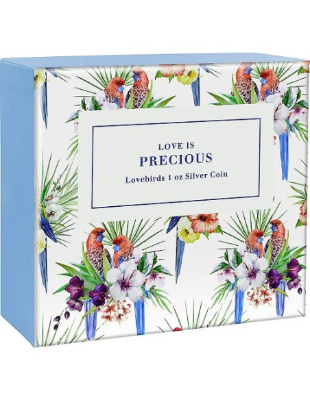 Love is Precious Love Birds 2017  1 Ounce/ 31.10 gms  999 Purity By Niue Island