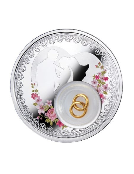 Wedding Coin 2016  28gms  999 Purity By Niue Island