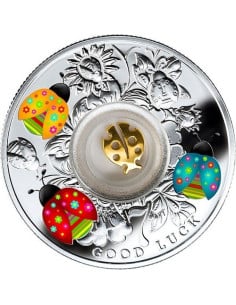 Seven Ladybugs 2016 14.14 gms  999 Purity By Republic of Cameroon