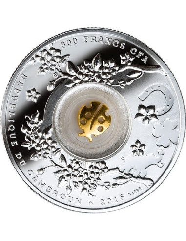 Seven Ladybugs 2016 14.14 gms  999 Purity By Republic of Cameroon