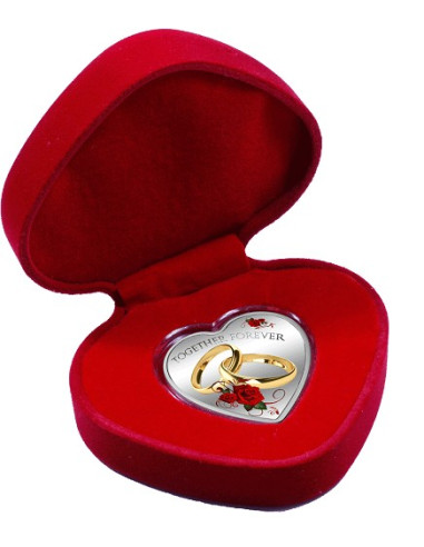 Together Forever Silver Coin 2017  20 grams  999 Purity By Tokelau