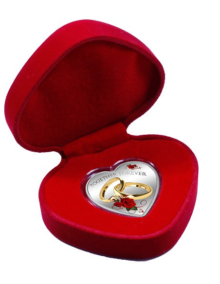 Together Forever Silver Coin 2017  20 grams  999 Purity By Tokelau