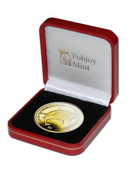 The Lemon Shark Yellow Titanium Coin 2016 10 grams 0.99 Purity By British Virgin Islands