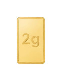 Bangalore Refinery Gold Bar Of 2 Grams in 24 Karat 999.9 Purity / Fineness