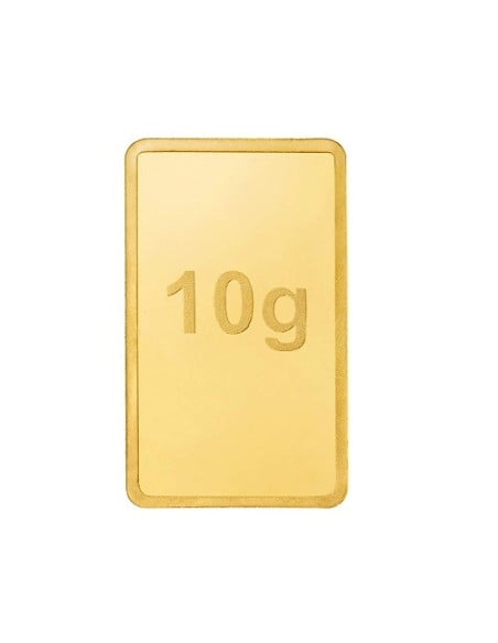 Bangalore Refinery Gold Bar Of 10 Grams in 24 Karat  999.9 Purity / Fineness
