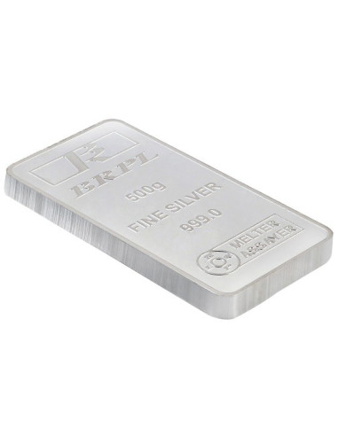 Bangalore Refinery Silver Bar Of 500 Grams in 999 Purity / Fineness