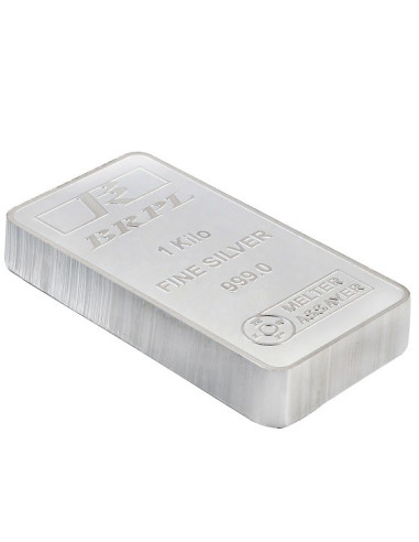 Bangalore Refinery Silver Bar Of 1 Kg in 999 Purity / Fineness