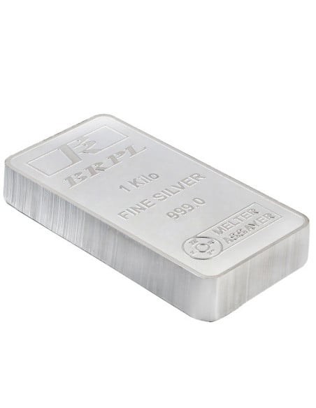 Bangalore Refinery Silver Bar Of 1 Kg in 999 Purity / Fineness
