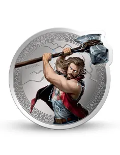MMTC PAMP Marvel Thor Colored Silver Coin 1 oz / 31.10gm in 999.9 Purity