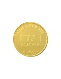 Bangalore Refinery Lakshmi Gold Coin Of 4 Grams in 24 Karat 999 Purity / Fineness
