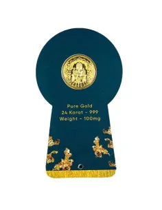 Augmont Ganesh Ji Keychain 0.10 Grams 24Kt in 999 Purity