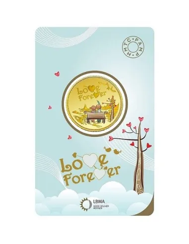 MMTC-PAMP Love Forever Gold Coins of 5 Grams in 24 Karat  999.9 Purity / Fineness