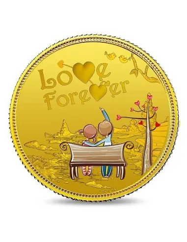 MMTC-PAMP Love Forever Gold Coins of 5 Grams in 24 Karat  999.9 Purity / Fineness