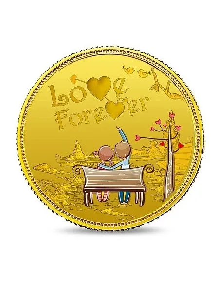 MMTC-PAMP Love Forever Gold Coins of 5 Grams in 24 Karat  999.9 Purity / Fineness