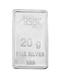 RSBL Silver Bar of 20 Grams in 24Kt 999 Purity Fineness