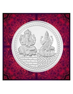 RSBL Lakshmi Ganesh Silver Coin of 20 gm in 999 Purity/Fineness