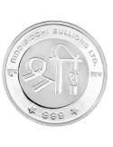 RSBL Silver Coin 50 Grams Trimurti Coin - 50 gm / 50 gms 24Kt Fineness
