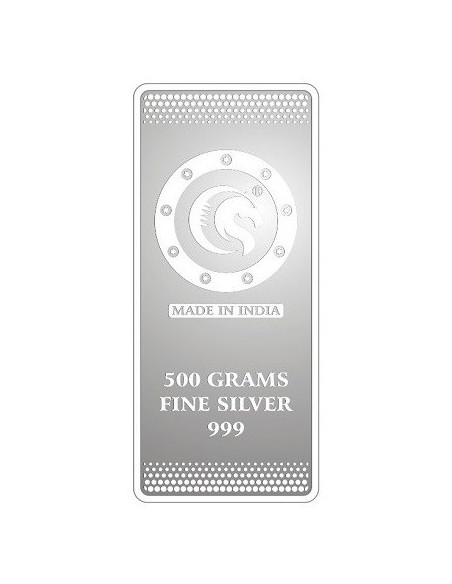 Omkar Mint Kalpataru  Silver Bar of 500 Grams in 999 Purity Fineness