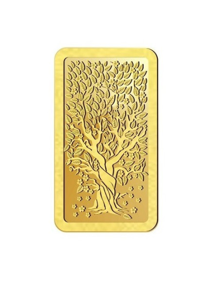 Omkar Mint Kalpataru Gold Bar Of 20 Gram 24Kt Gold 999 Purity Fineness