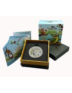 SPMCIL The Monkey and the Crocodile Panchatantra Colour Coin 