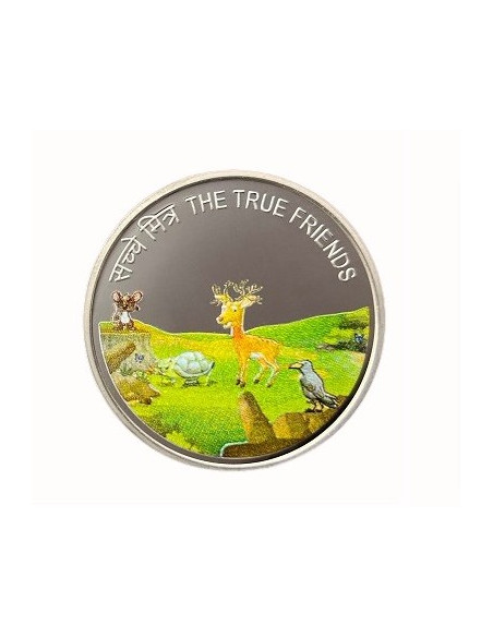 SPMCIL True Friends Panchatantra Colour Coin 