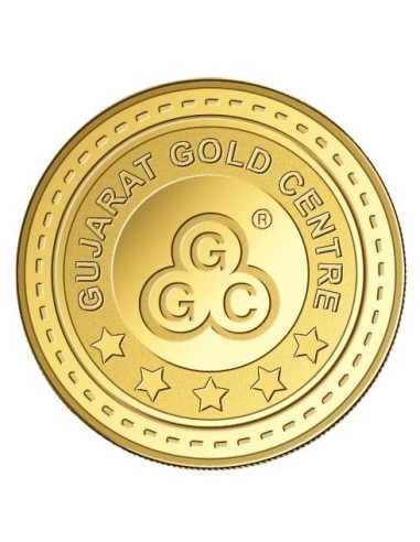 Gujarat Gold Centre Gold Coin Of 50 Gram 24Kt in 999 Purity / Fineness